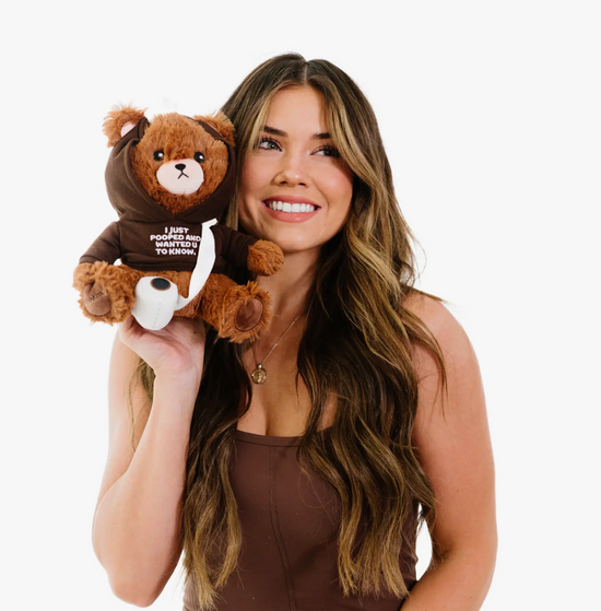 Load image into Gallery viewer, I Just Pooped And Wanted You To Know Teddy Plushie
