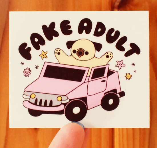 Fake Adult Sticker