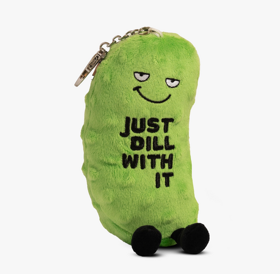 Dill Pickle Plushie Keychain
