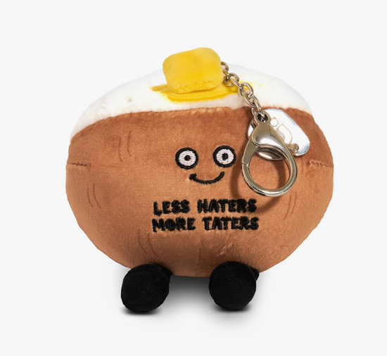 Less Haters More Taters Plushie Keychain