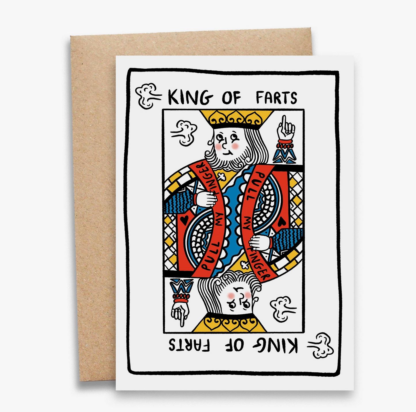 King Of Farts Card