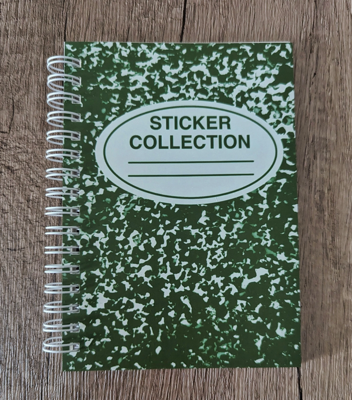 Load image into Gallery viewer, Reusable Sticker Book Composition Green Design- 50 Pages
