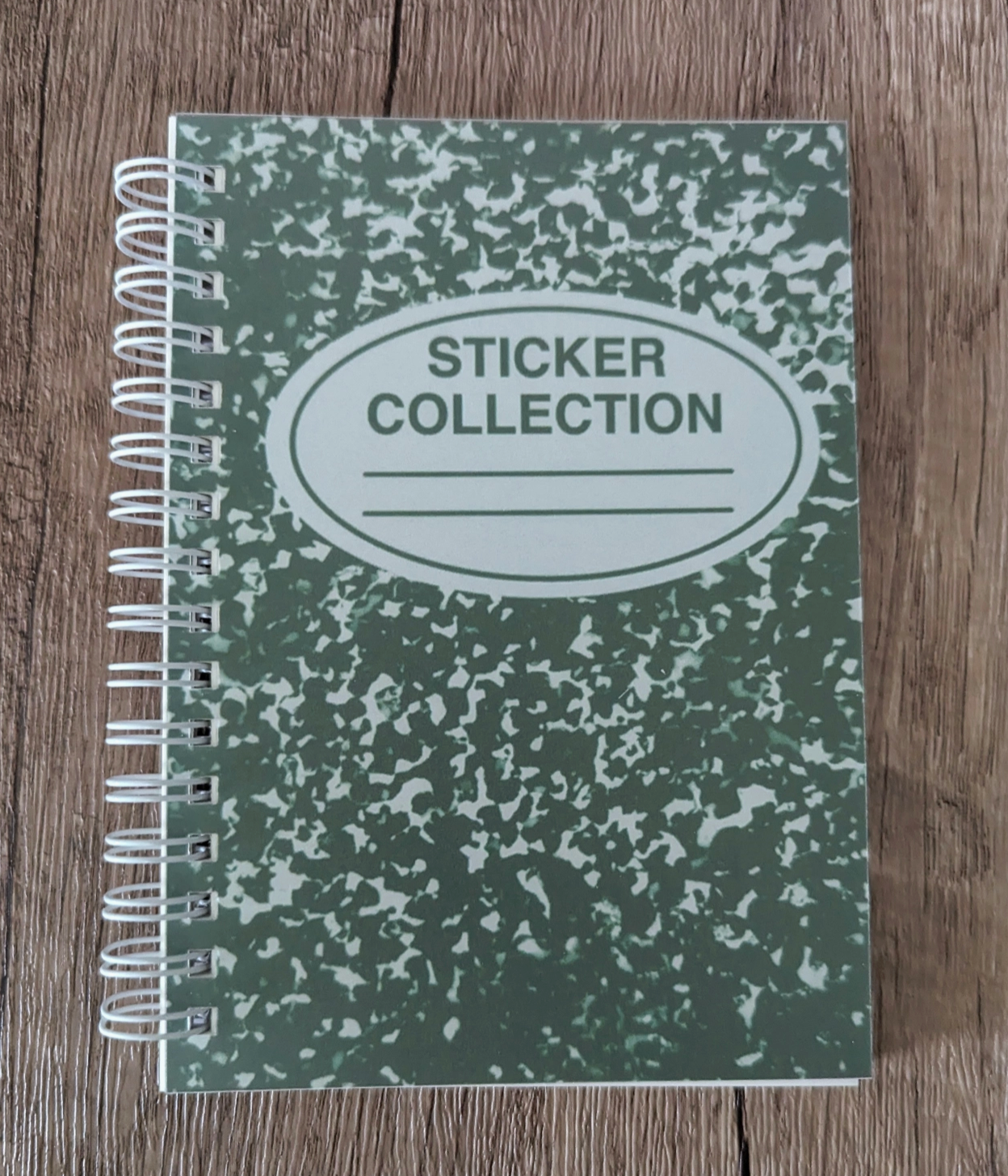 Load image into Gallery viewer, Reusable Sticker Book Composition Green Design- 50 Pages
