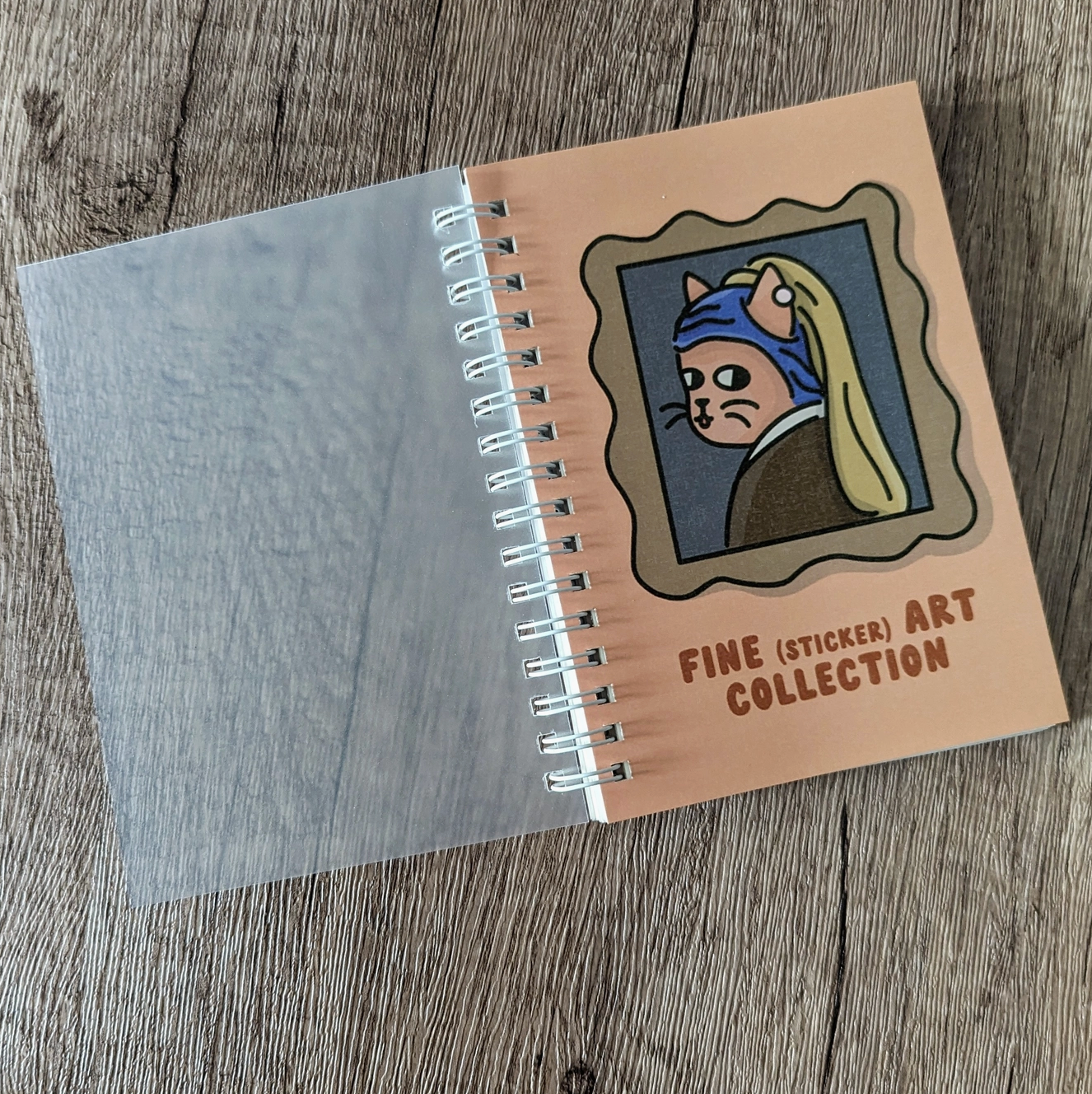 Reusable Sticker Book Fine Art Collection Pearl Design- 50 Pages