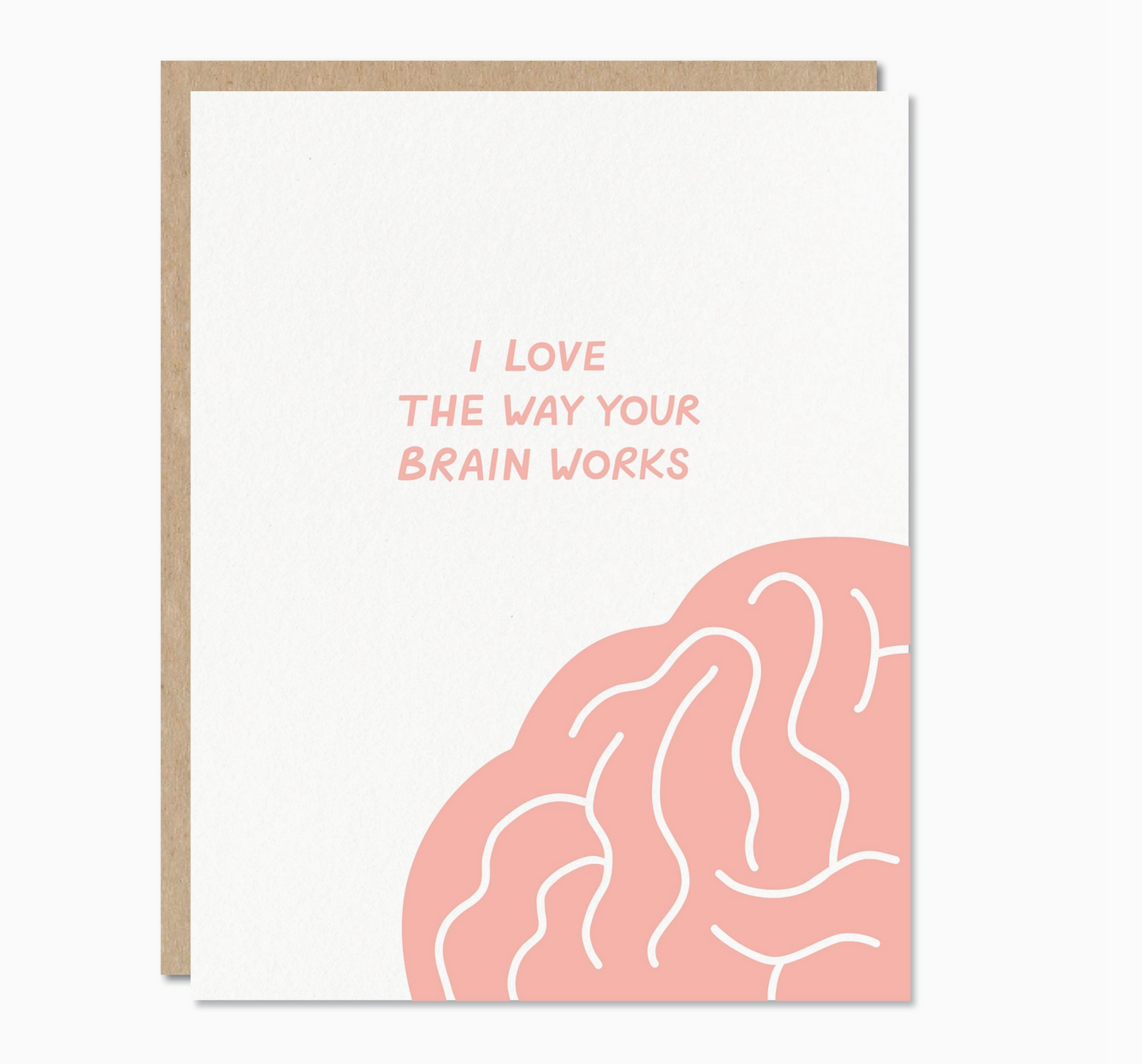 I Love The Way Your Brain Works Card