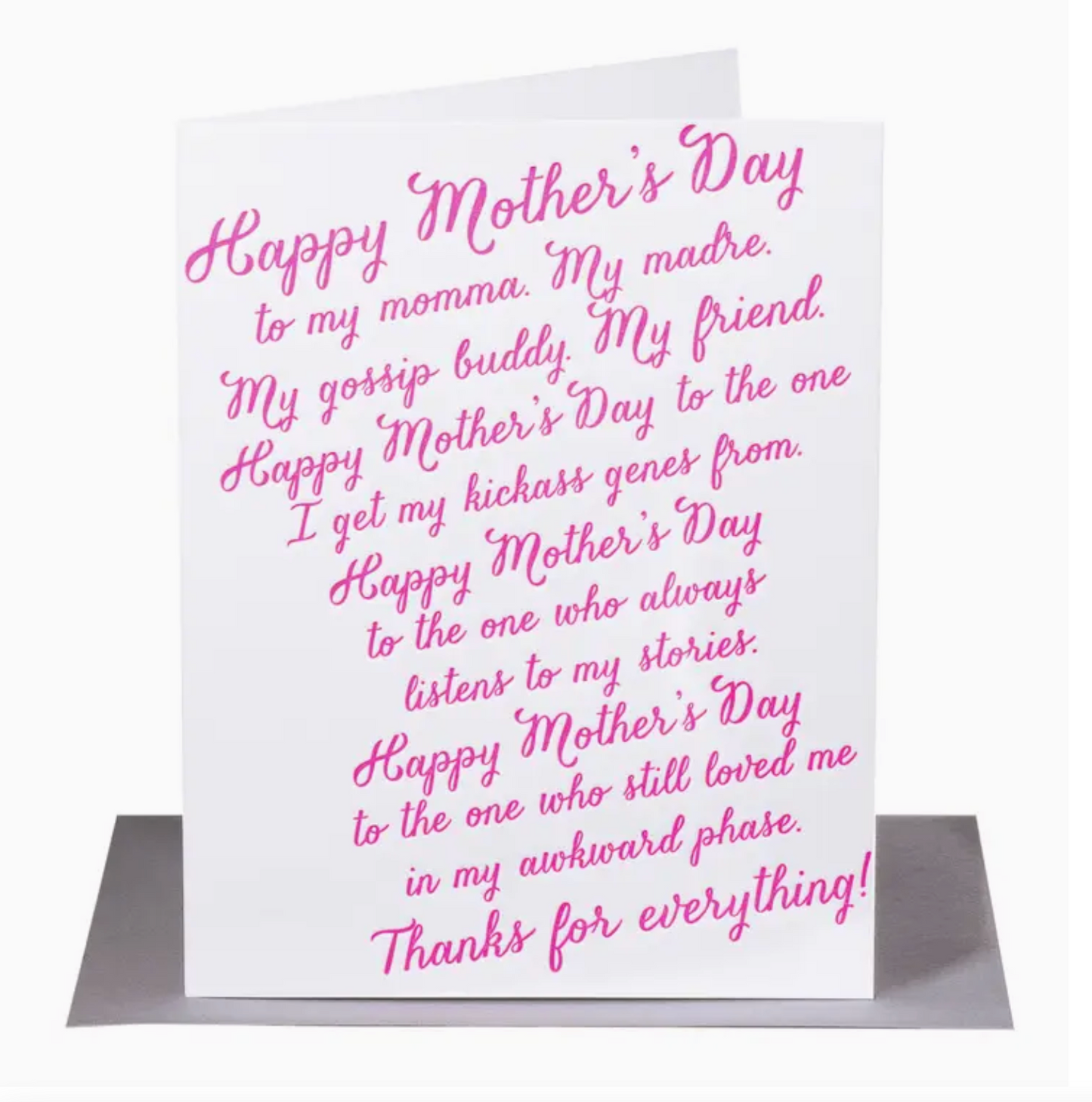 Mother's Day Rant Card