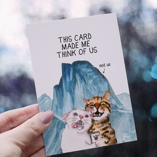 This Made Me Think Of Us Card