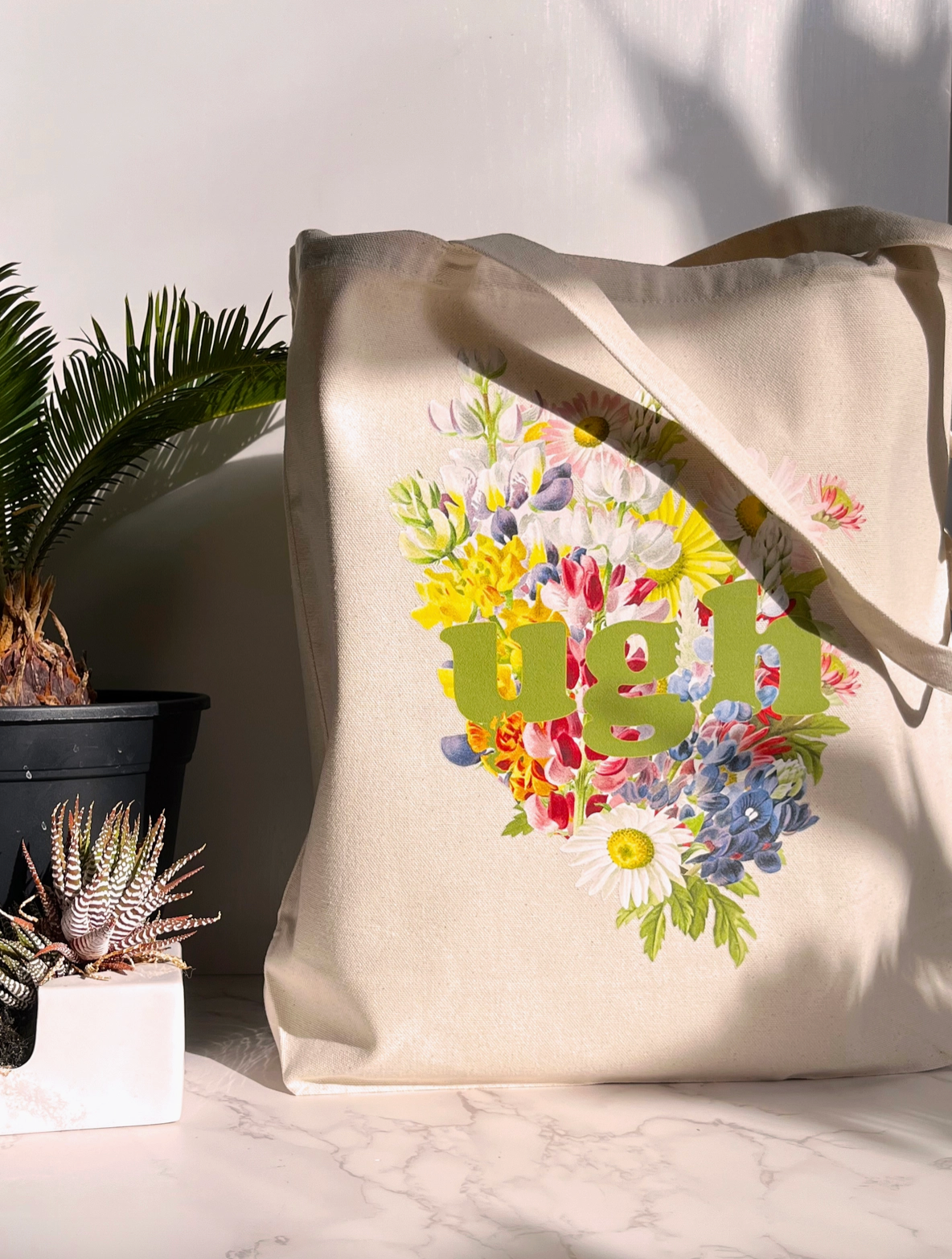 Ugh Floral Tote Bag