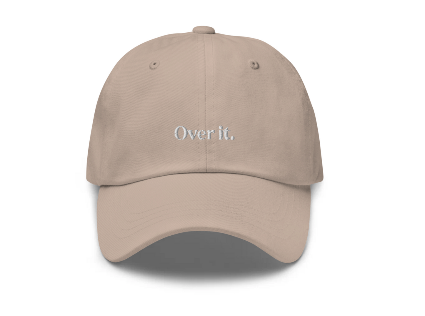 Over It. Dad Hat (2 colors available)