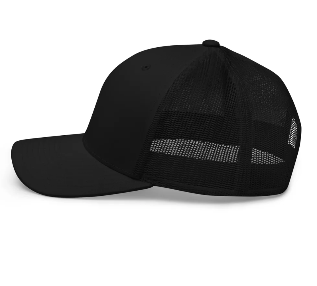 Over It Embroidered Retro Trucker Hat