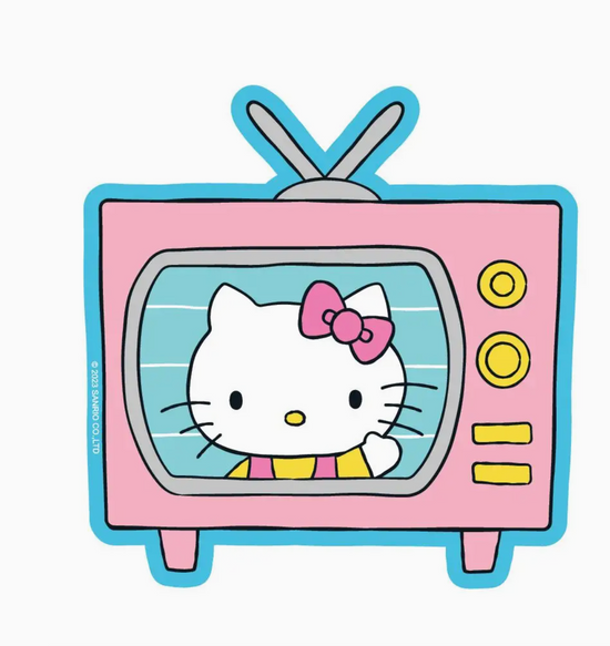 Hello Kitty TV Star Sticker