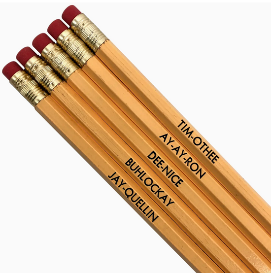 Key & Peele Substitute Teacher Names Pencil Set - 5 pack