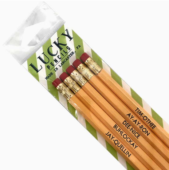 Key & Peele Substitute Teacher Names Pencil Set - 5 pack