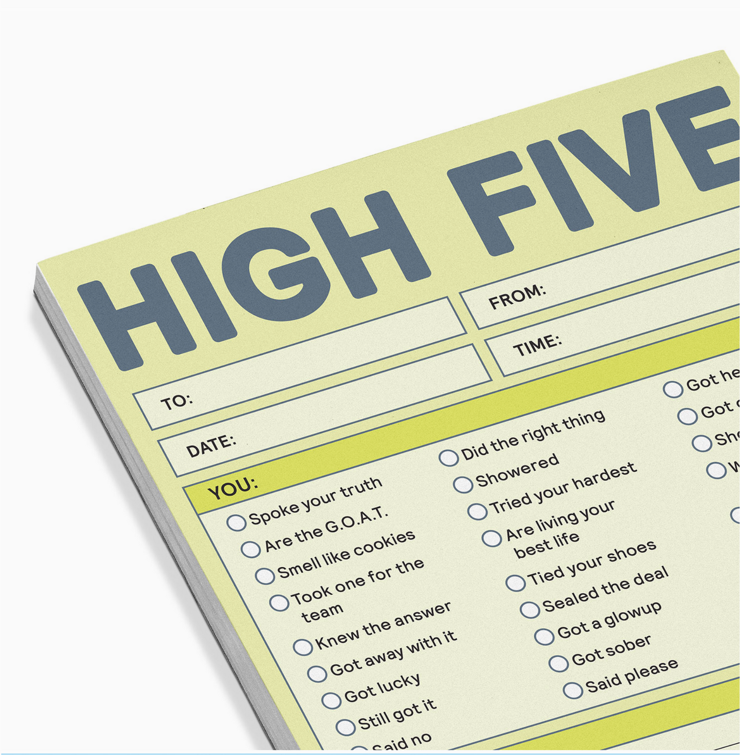 High Five Notepad - 50 sheets