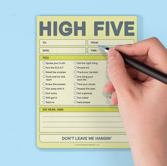 High Five Notepad - 50 sheets