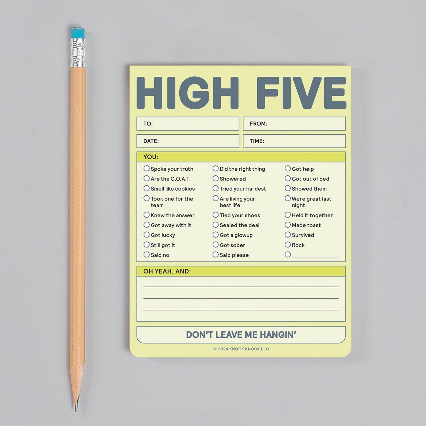 High Five Notepad - 50 sheets