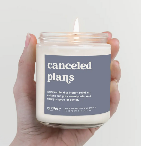 Canceled Plans Soy Candle