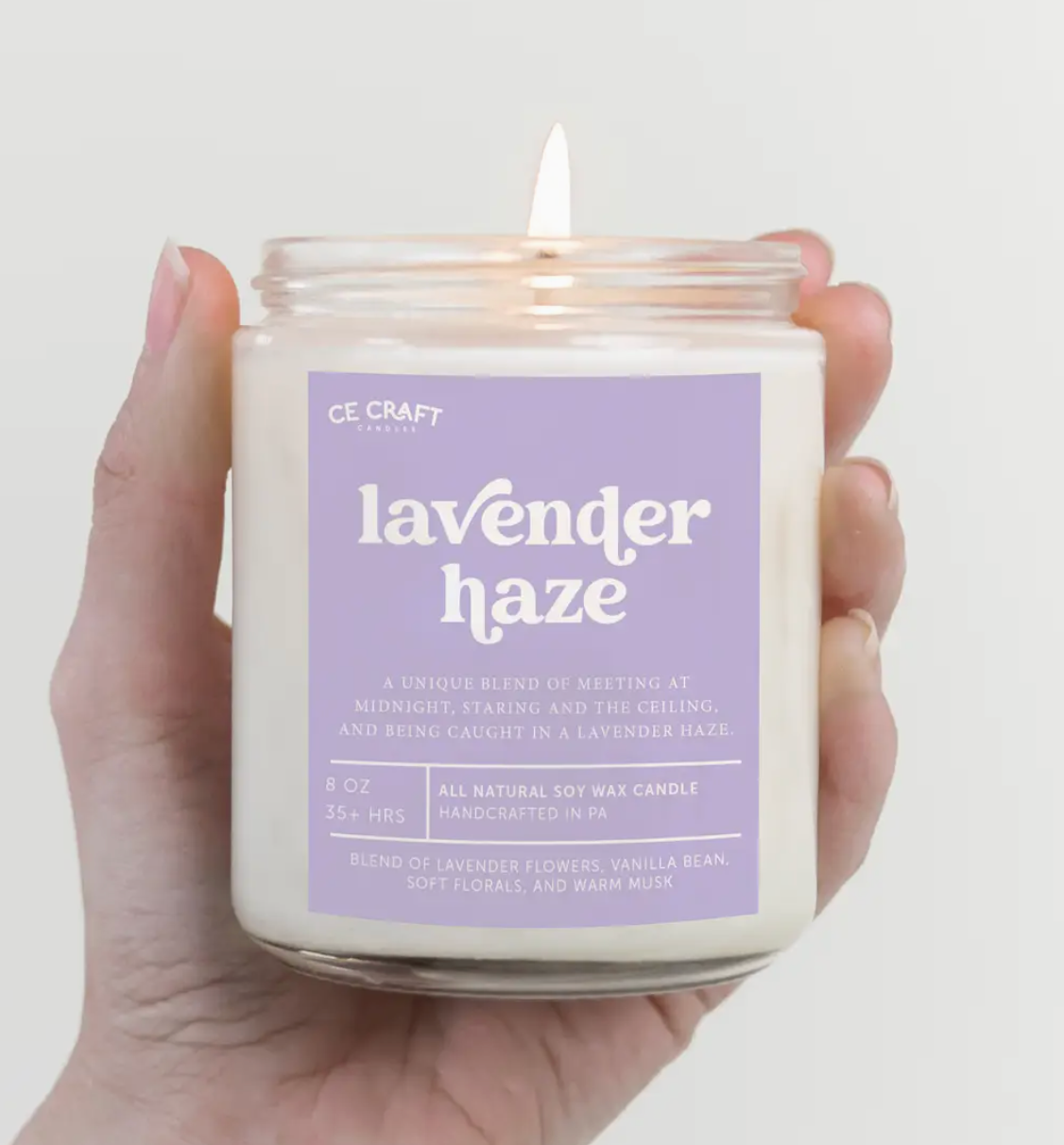 Lavender Haze Soy Candle