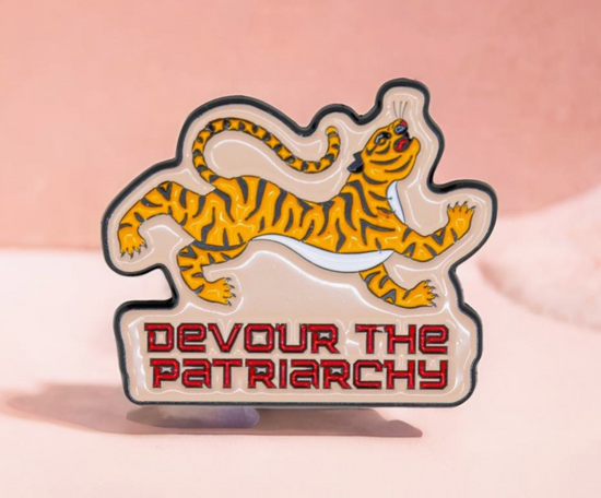 Devour The Patriarchy Enamel Pin