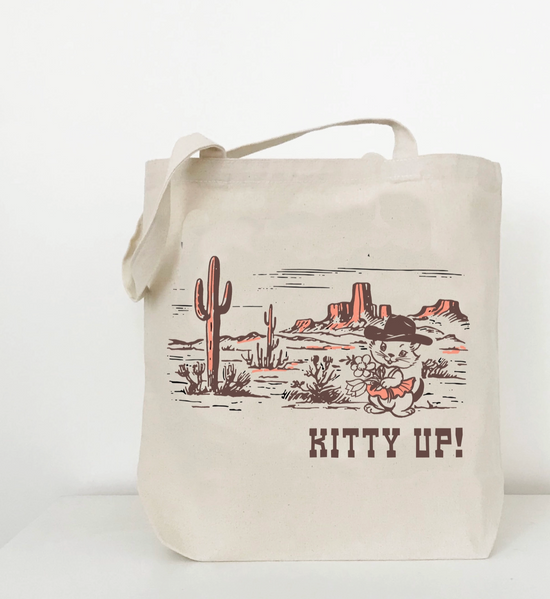 Kitty Up! Tote Bag