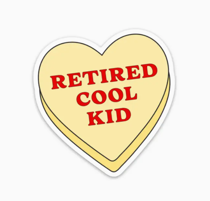 Retired Cool Kid Sticker