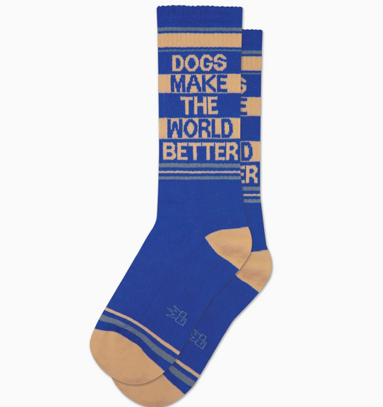 Dogs Make The World Better Socks