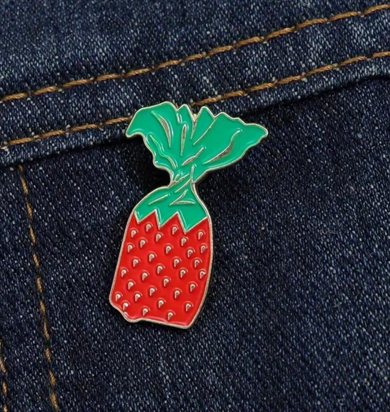Strawberry Candy Enamel Pin