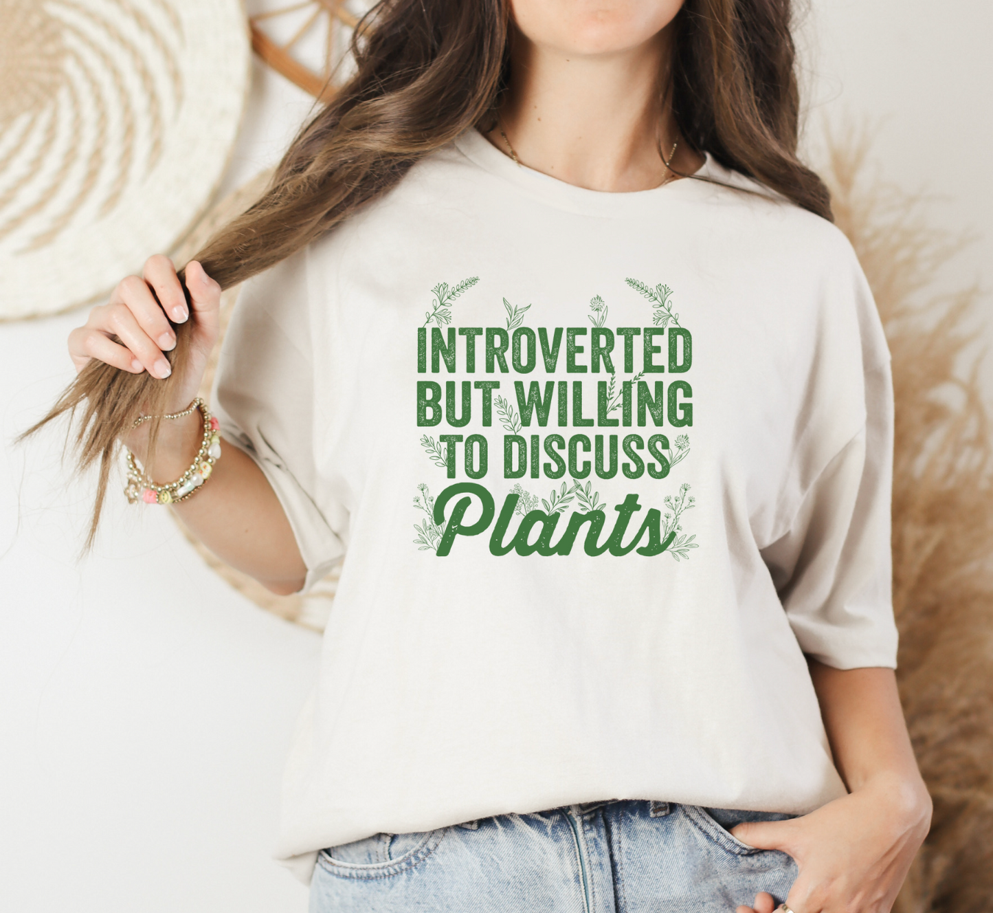 Introverted But Willing To Discuss Plants Unisex Tee