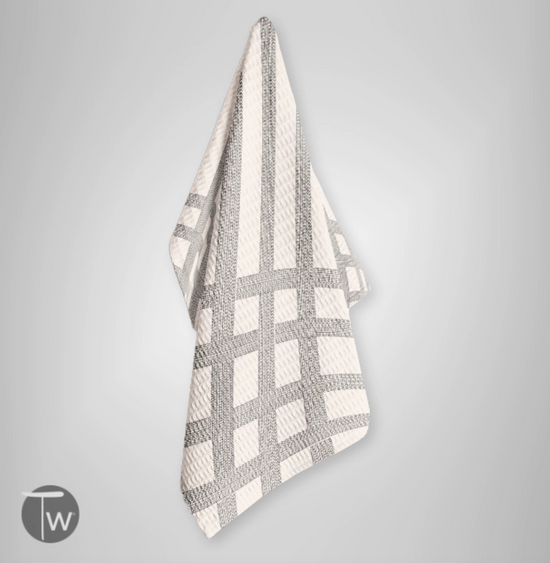 Sh*t Show Vintage Stripe Illusion Kitchen Towel