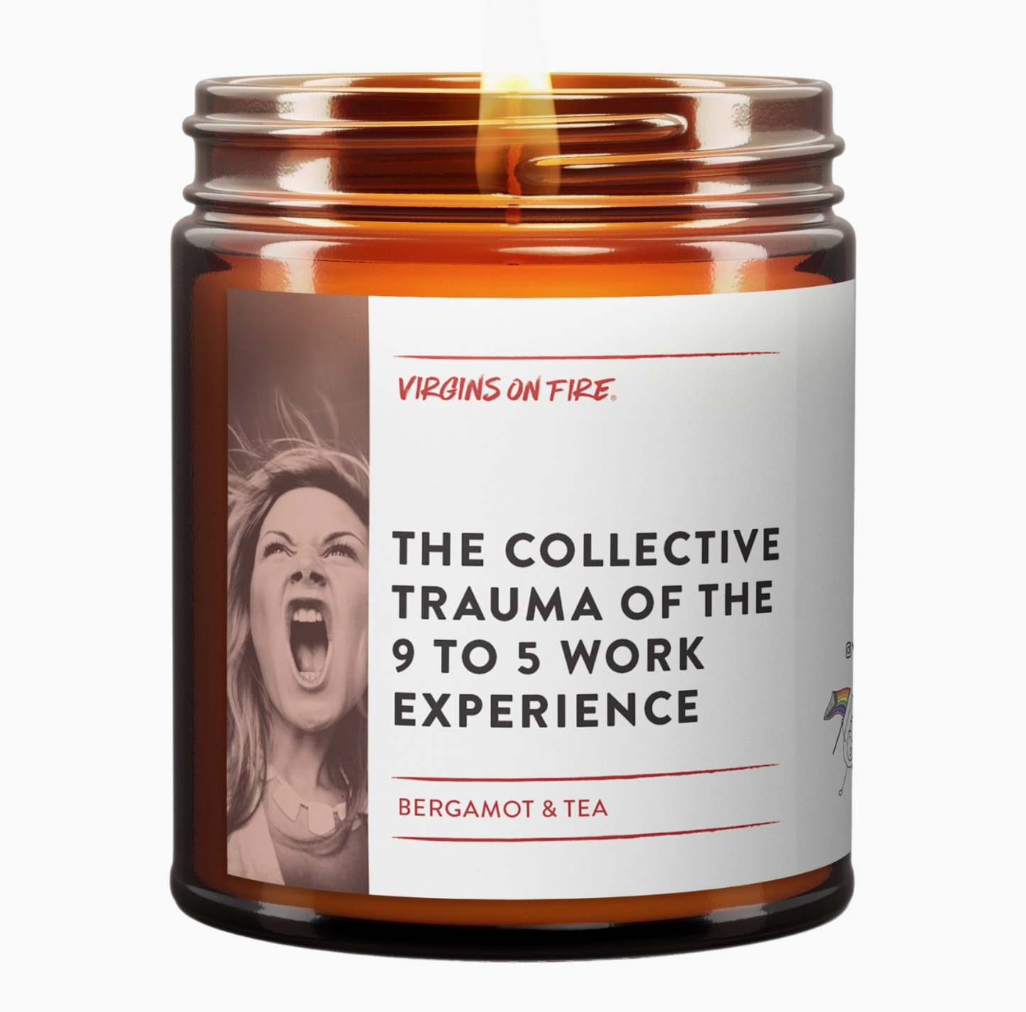 Collective Trauma of the 9-5 Work Experience Soy Candle