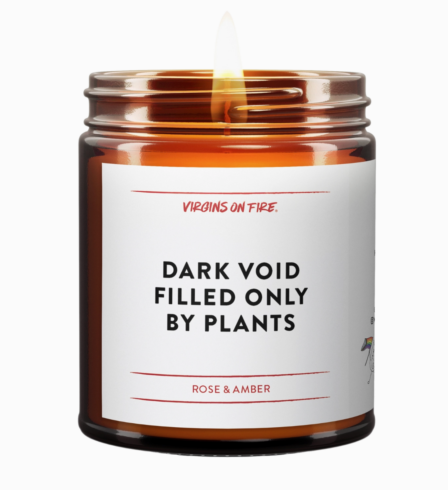 Dark Void Filled Only By Plants Soy Candle