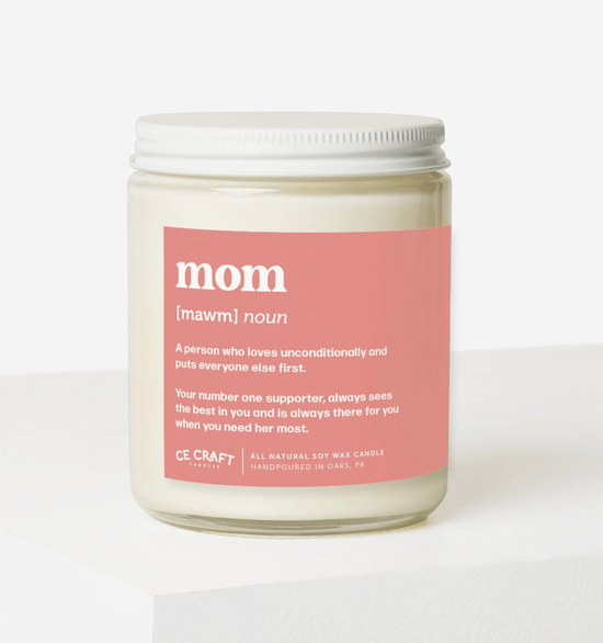Mom Definition Soy Candle