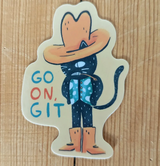 Go On, Git Sticker