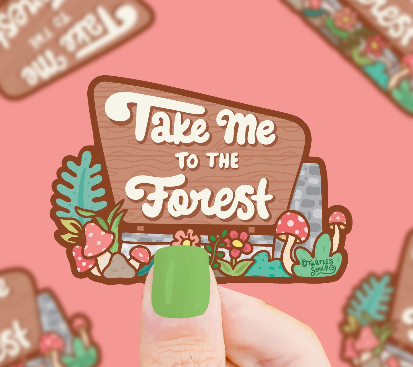 Take Me To The Forest Sticker