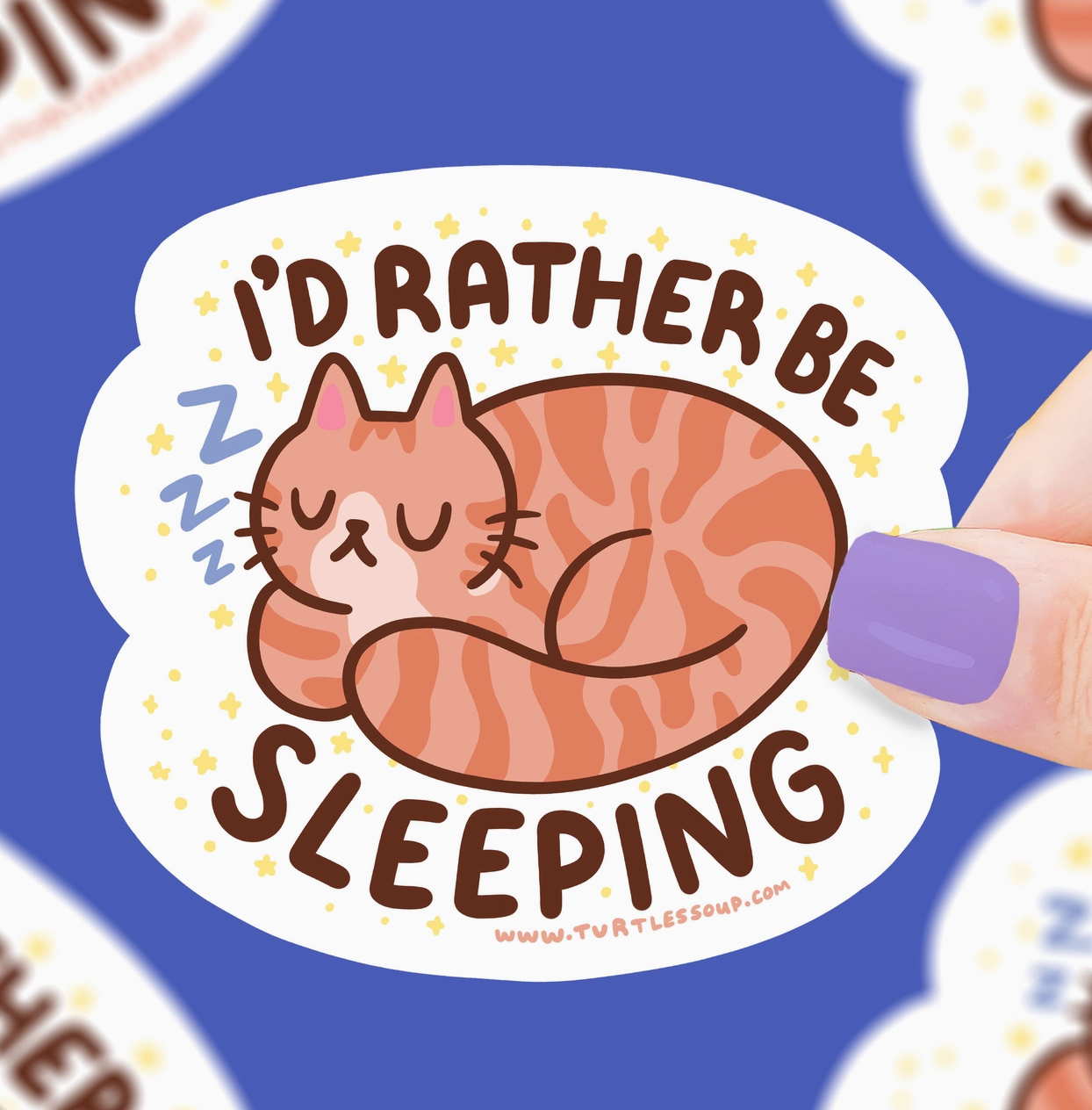 I'd Rather Be Sleeping Sticker