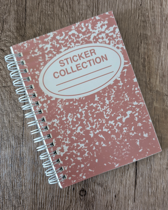 Reusable Sticker Book Composition Coral Design- 50 Pages