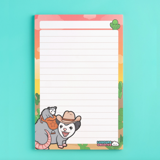 Possum Posse Notepad - 50 sheets