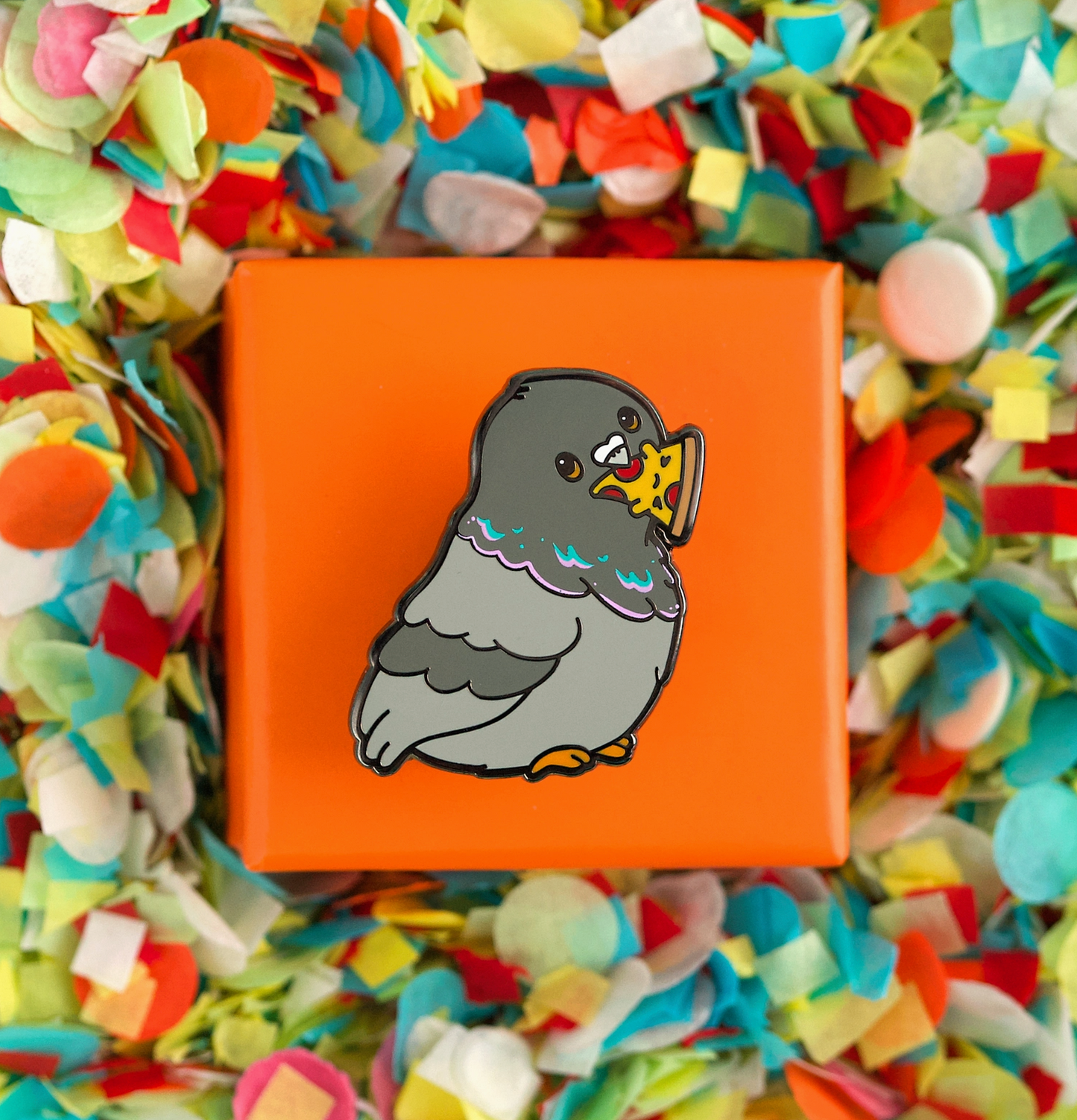 Pizza Pigeon Pin