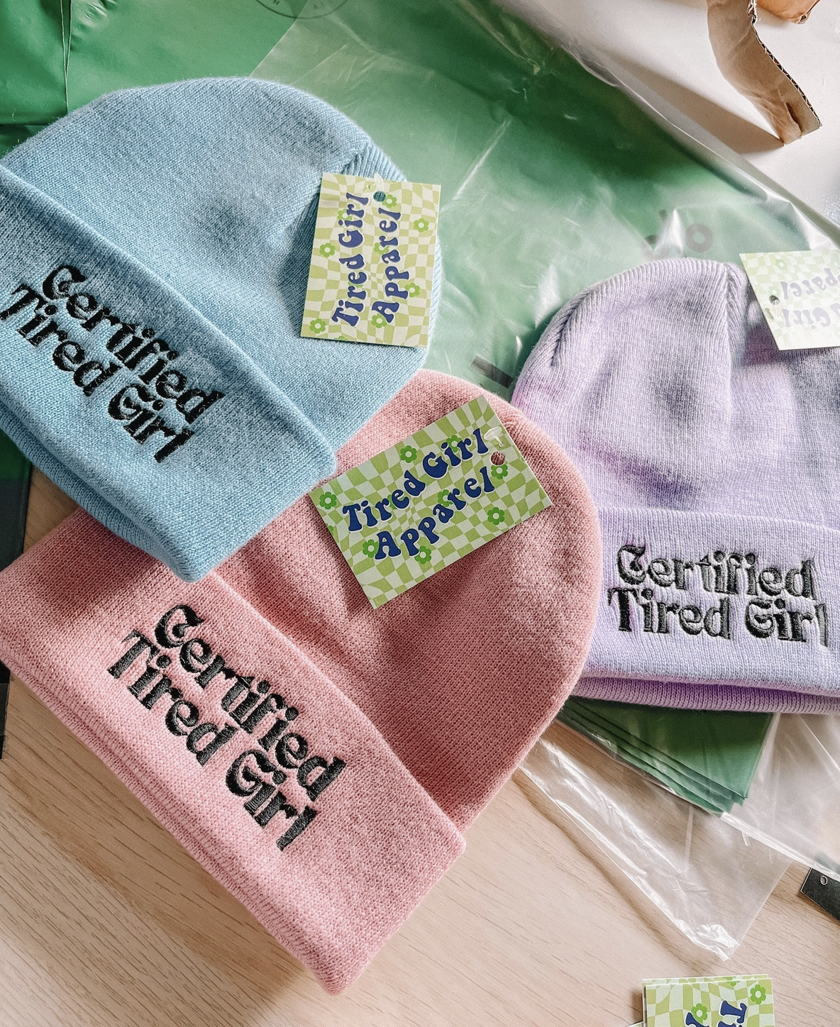 Certified Tired Girl Beanie (3 colors available)