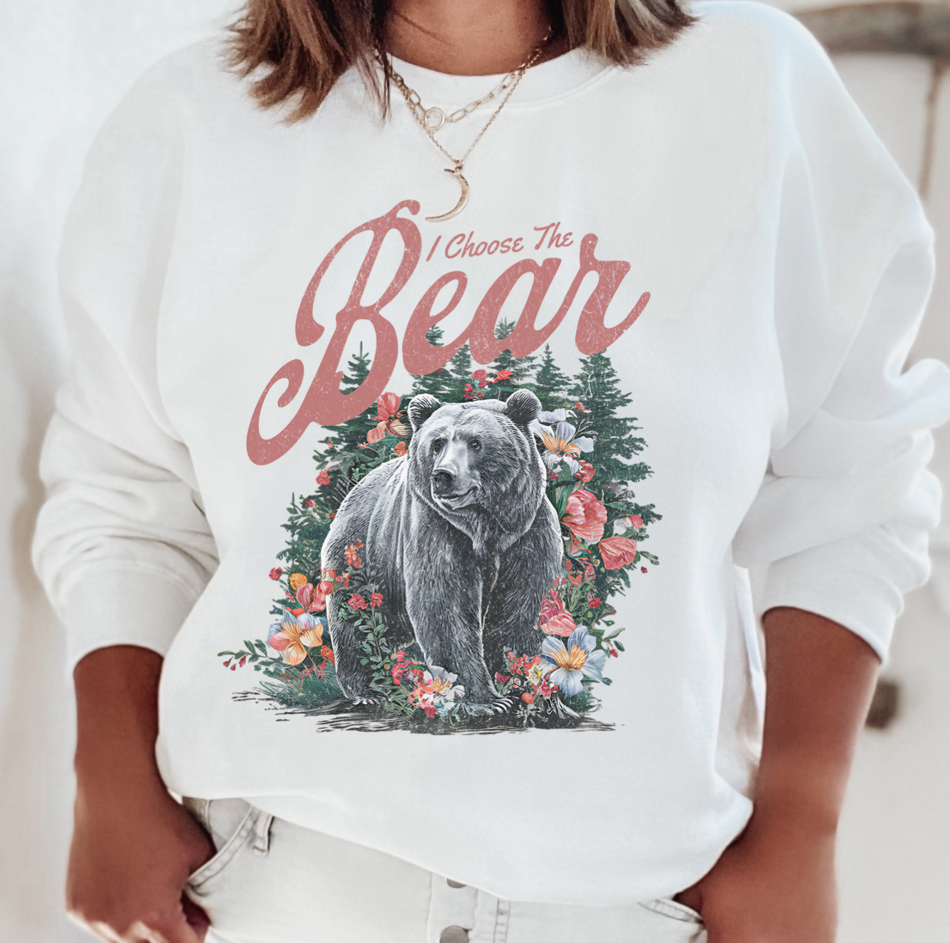 I Choose The Bear Unisex Sweatshirt (4 colors available)