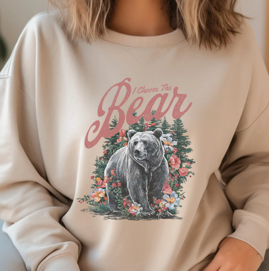 I Choose The Bear Unisex Sweatshirt (4 colors available)