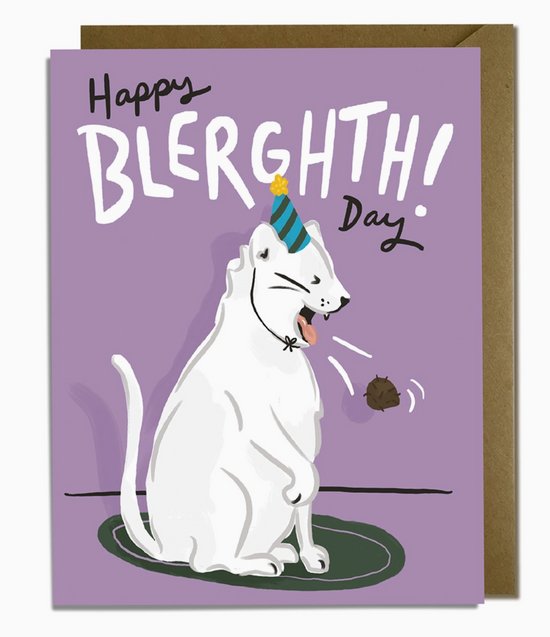 Happy Blerghth Day Card