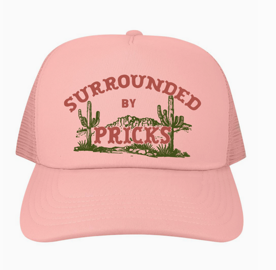 Surrounded By Pricks Mesh Trucker Hat