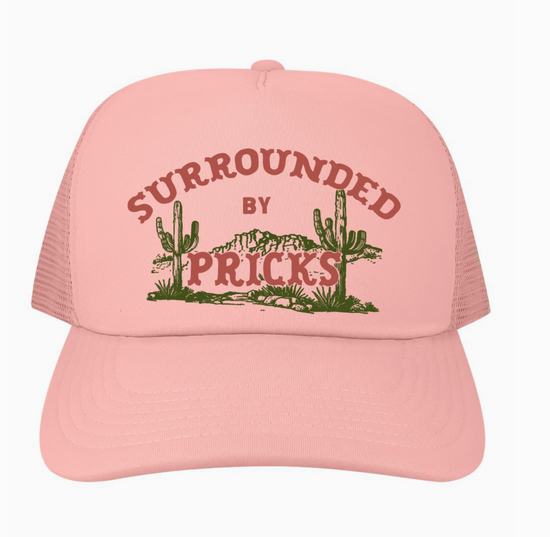 Surrounded By Pricks Mesh Trucker Hat (3 colors available)