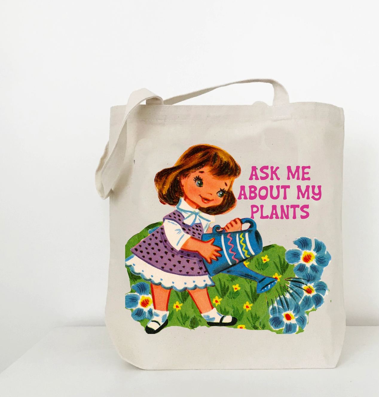 Ask My About My Plants Tote Bag
