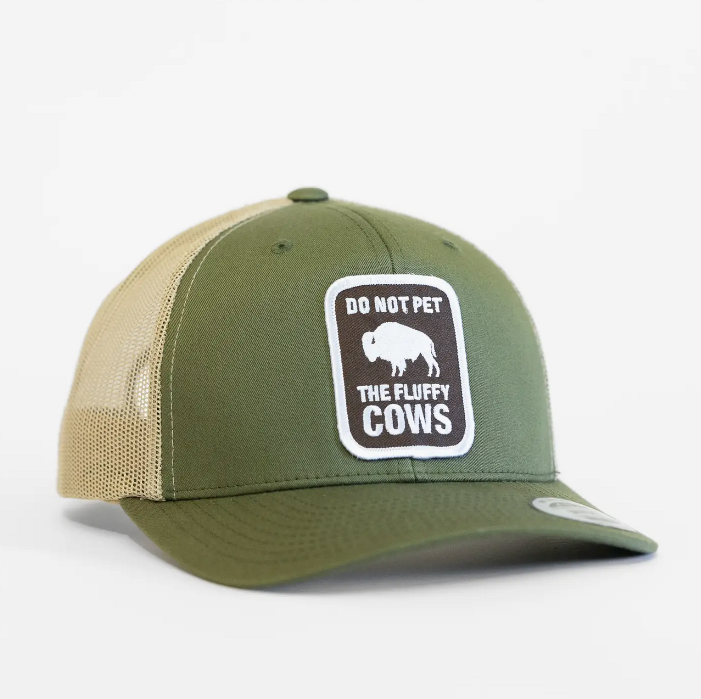 Do Not Pet The Fluffy Cows Mesh Trucker Hat