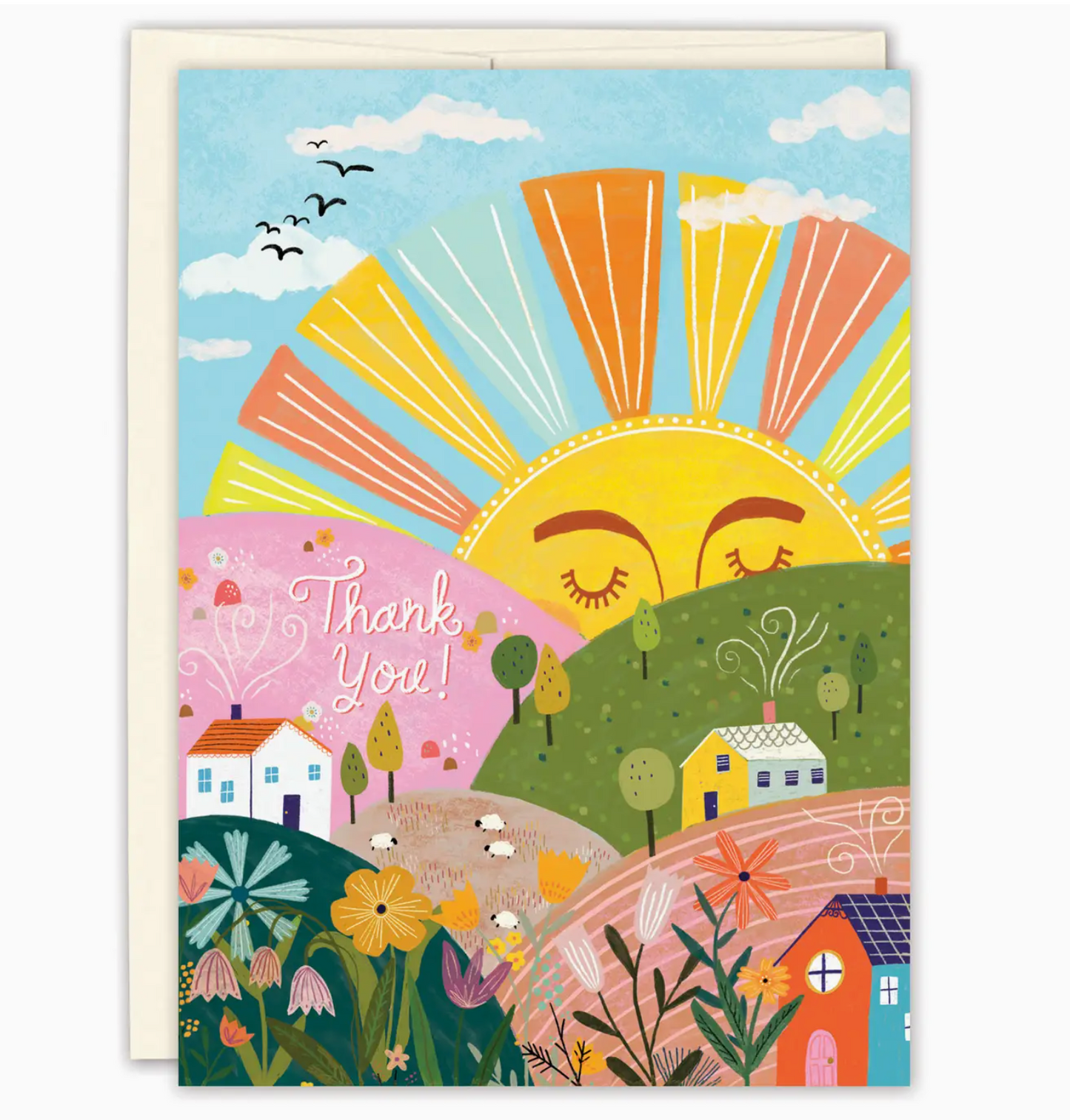Thank You Sending All The Sunshine And Many Thanks Card