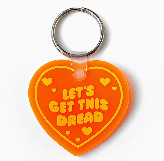 Let's Get This Dread Vinyl Keychain