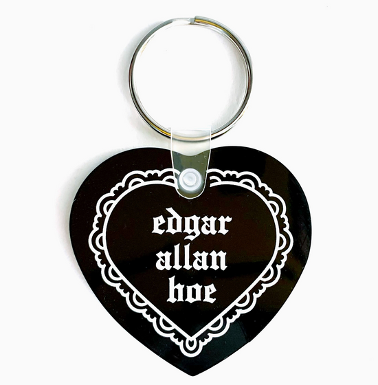 Edgar Allen Hoe Vinyl Keychain