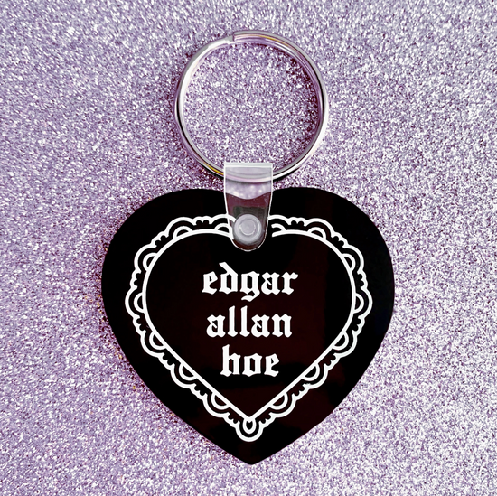 Edgar Allen Hoe Vinyl Keychain